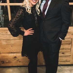 Lulus’s black dot dress